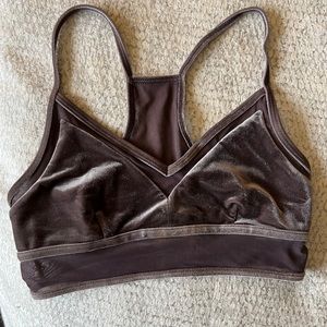 Alo Velvet/Mesh Sports Bra
